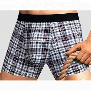 new arrival top grade zebra pattern cotton men seamless boxers men