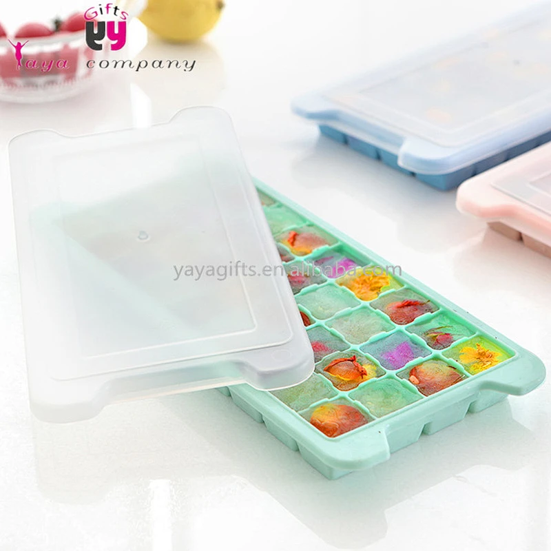 reusable silicone ice cube trays