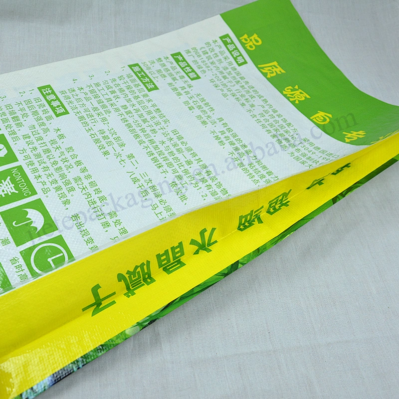 Hot sale new material plastic bopp laminated pp wovenbag cement packing
