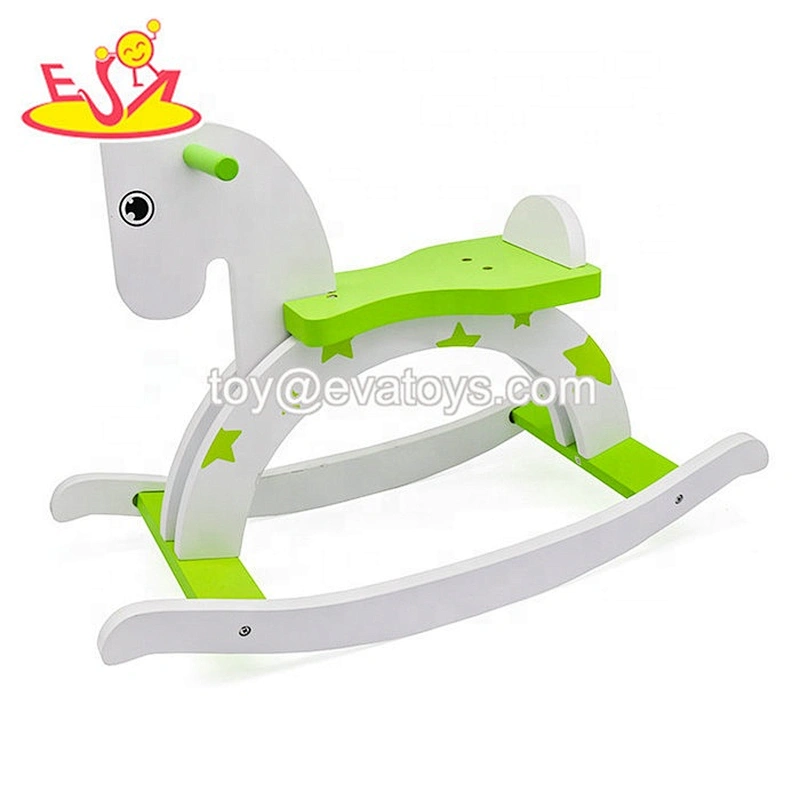 New arrival vintage wooden mini rocking horse for baby W16D062