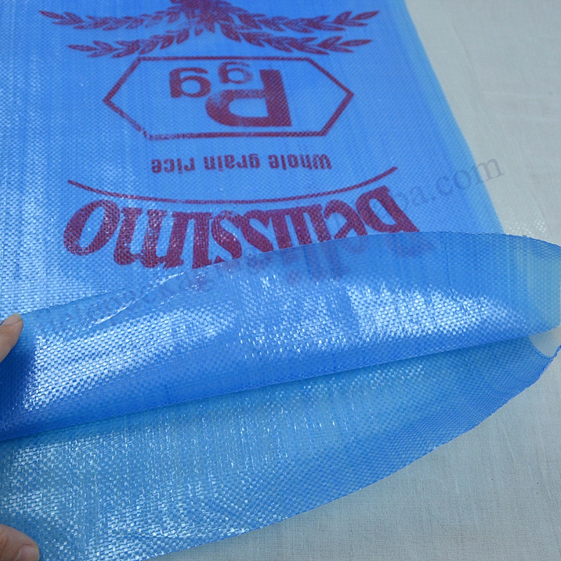 Virgin polypropylene pp bag plastic sack for 25kg rice,cereal,feed