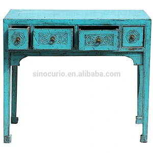 wholesale china antique console table and side table with carving design