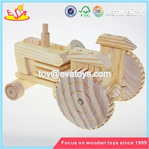 Wholesale high quality wooden truck toy newest wooden craft truck toy for kids W04A1 38