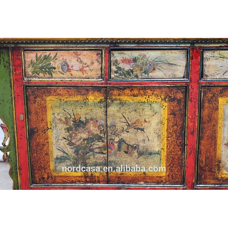 2015 hot sale Living room drawing cabinet Chinese style antique furniture cabinet