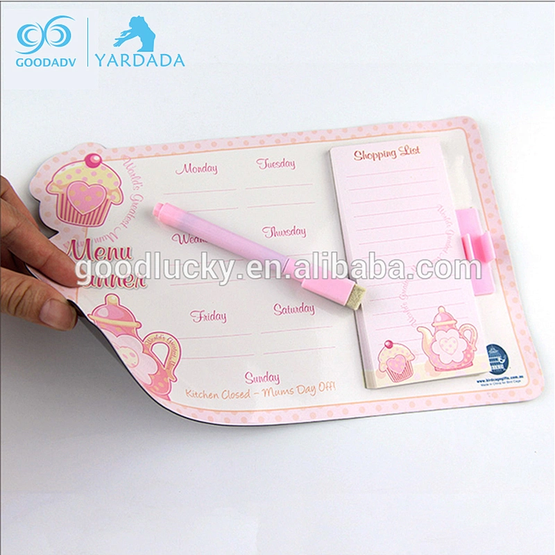Hot selling mini sticker paper for fridge notepad custom magnetic tear off notepad