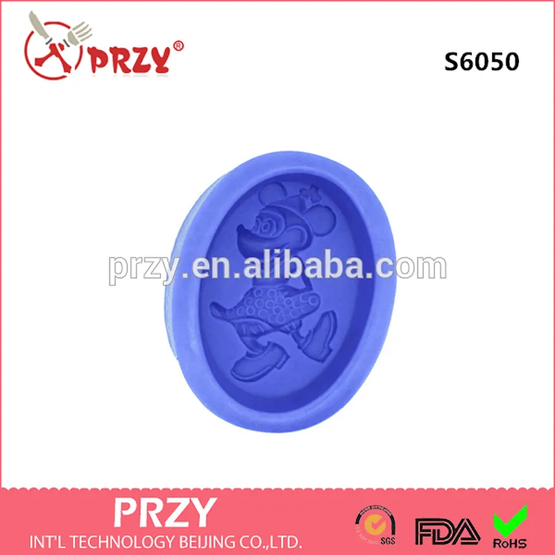 Cartoon character silicone soap mold/chocolate molds