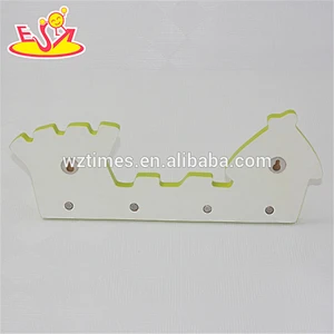 wholesale hot sale household necessities wooden coat hook for children W09B047