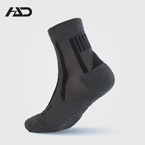 cotton stripe jacquard half terry sport socks