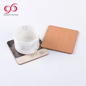 Advertising gifts custom printed round cork drink coaster chicago