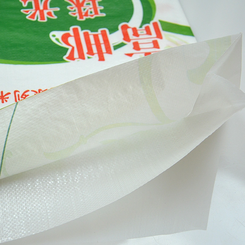 Custom design laminated plastic rice seed bag