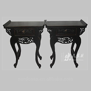 Chinese antique style wooden carved altar table