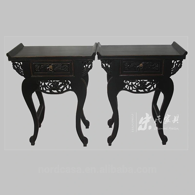 Chinese antique style wooden carved altar table
