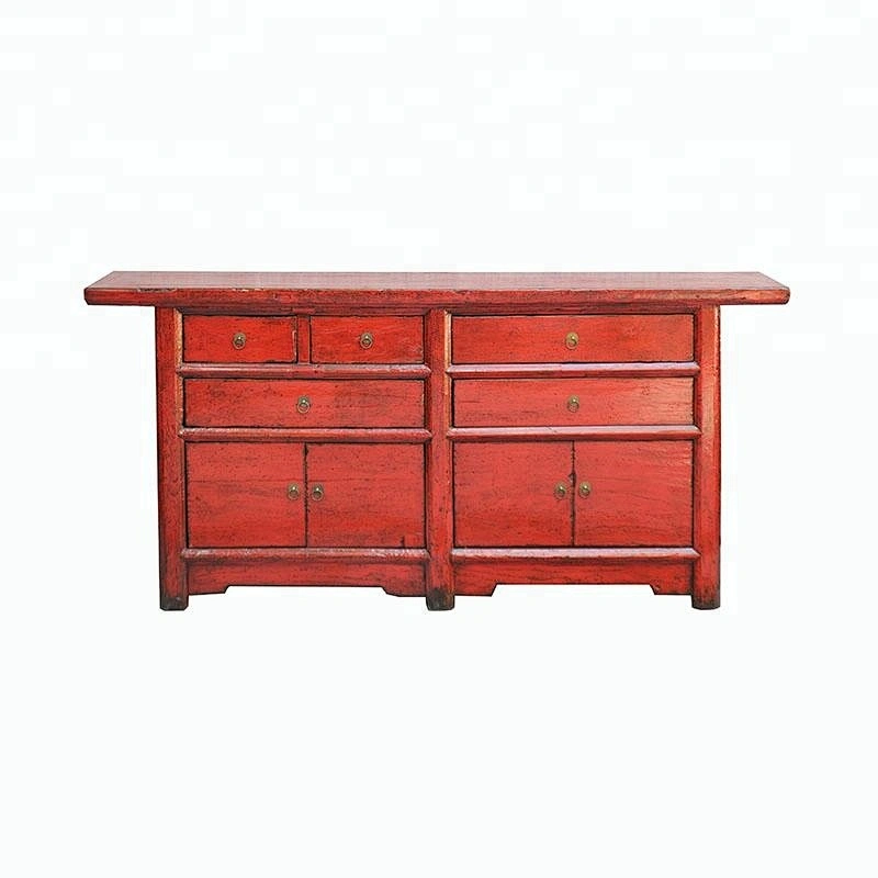 beijing chinese luxury antique lacquered old buffet furniture