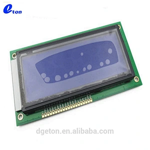 BLUE 128X64 pixel LCD display module for MEDICAL EQUIPMENT