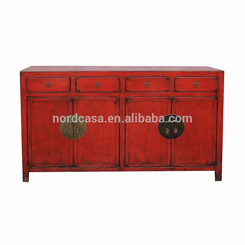 Chinese antique cabinet 6 colors on stock