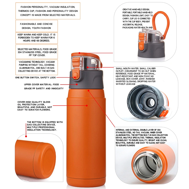 High quality bounce vacuum flask with arm bag for running man