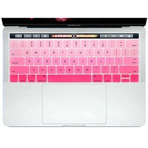 Rainbow Silicone Keyboard Protective Film laptop skin For Macbook Pro 13