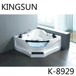 Elegant Design SPA Double Whirlpool Massage Bathtub Adult portable