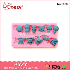 F008 PRZY silicone chocolate cake molds / Halloween silicone cake molds