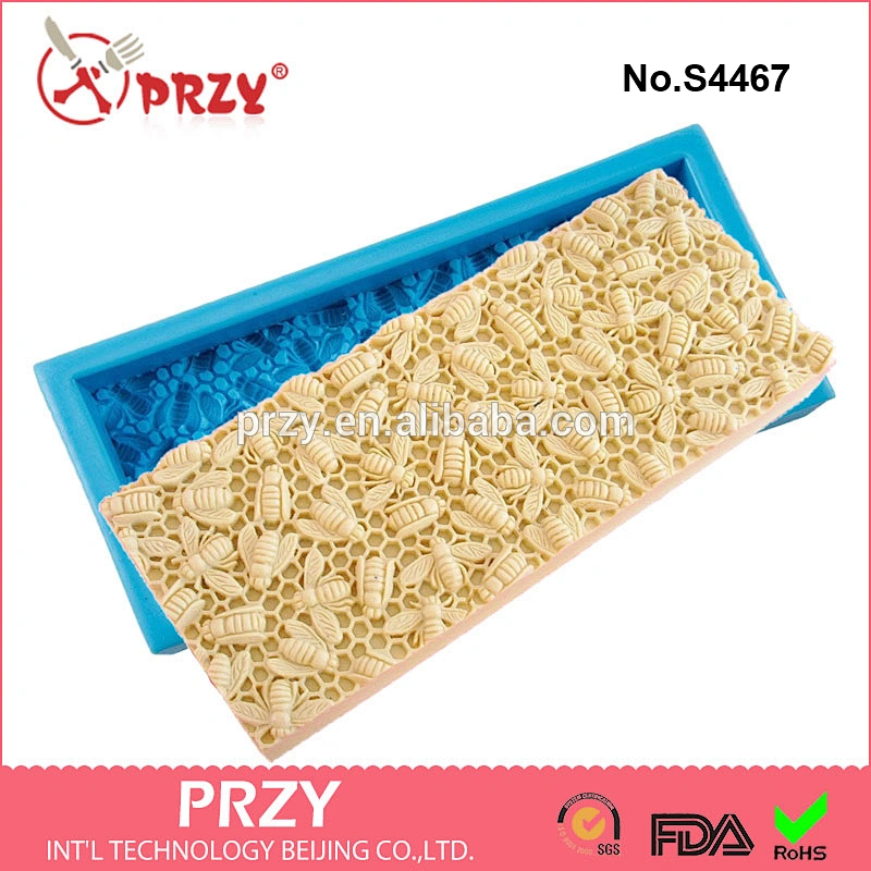 rectangle Honeycomb silicone soap mold soap loaf mold silicone molds