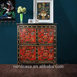 hand painted antique style tibetan furniture