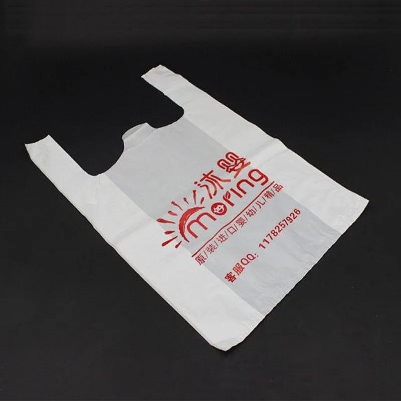 Accept custom PE plastic bag supermarket use