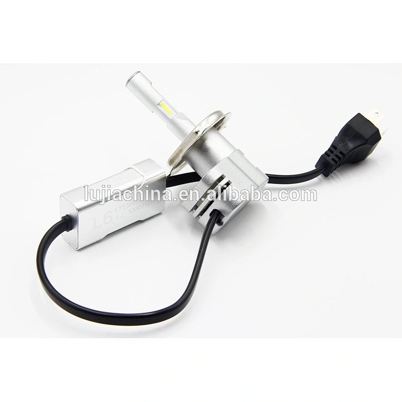 H4 led headlight best selling car conversation kit L6 mini ballast 6000lm 4000k 5000k 6000K H7 H11 9005 9012 available better t5