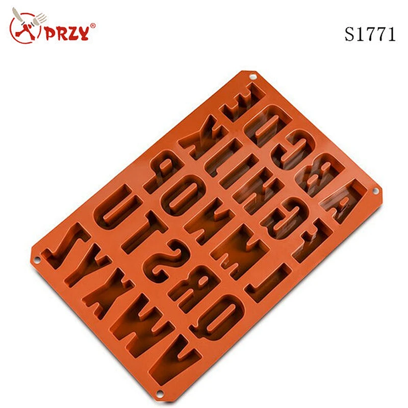 s1771 przy High quality silicone letter soap mold , wholesale letter soap tray mold
