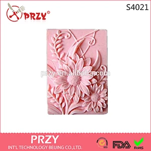 S4021 sunflower silicone soap mold cheap silicone mold decoration silicone mold