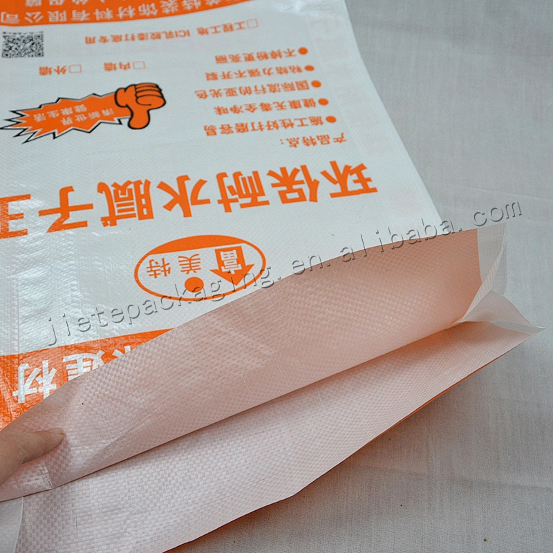 Customized bopp laminated pp woven cement packing bag for wall putty,tile adhesive,glue powder