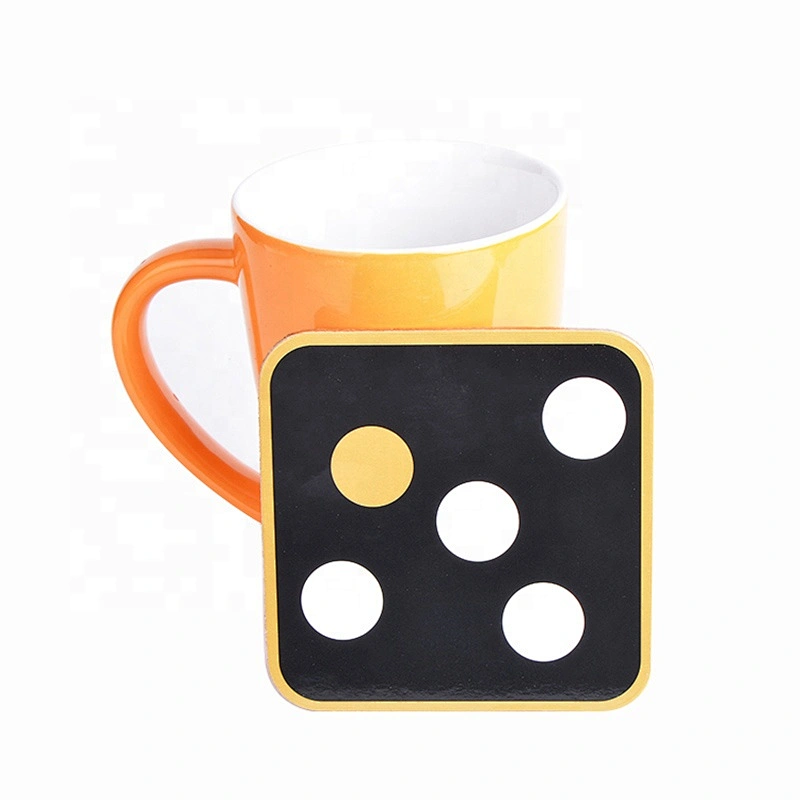 Custom cork coaster for wine cup/Eco-friendly cork paper coaster /personalized logo mat pad for tea cup