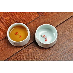 New style 3D-simulation pattern design heat-resistant cup set for business