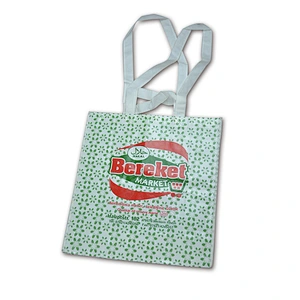 Custom Order design printing plastic material bopp laminated pp woven shopping bag