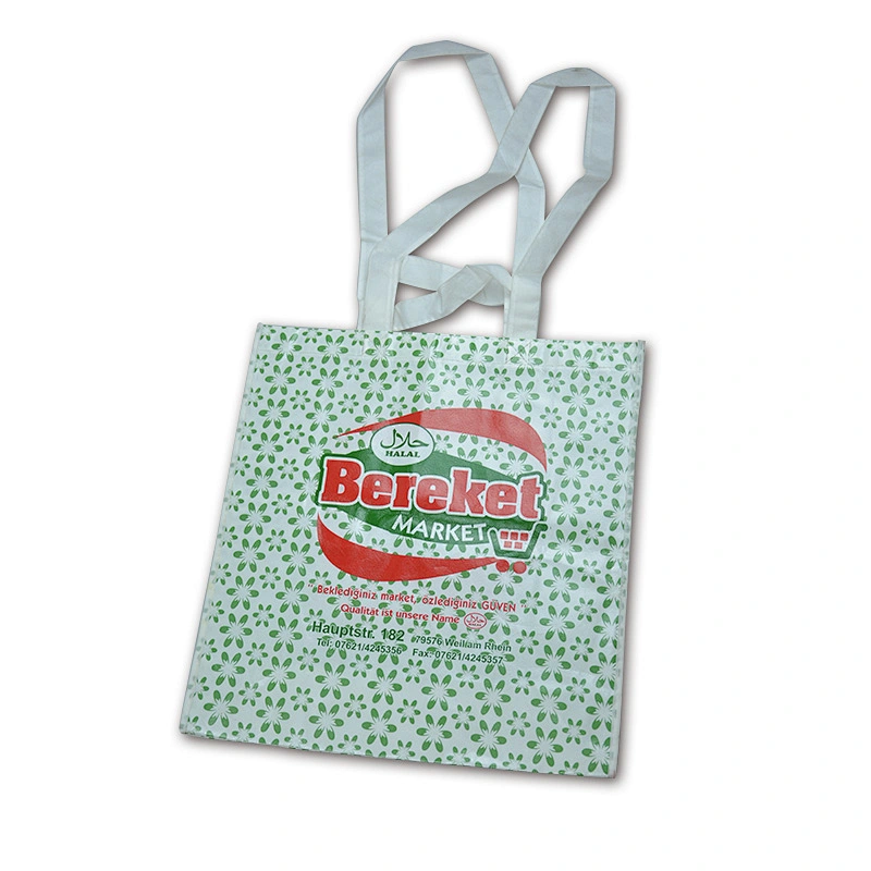 Custom Order design printing plastic material bopp laminated pp woven shopping bag