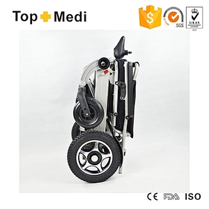 Elderly Care Products Aluminum Lightweight Foldable Electric Wheelchair