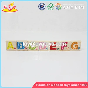 Wholesale educational kids wooden count toy baby preschool teaching aid wooden count toy W12E001