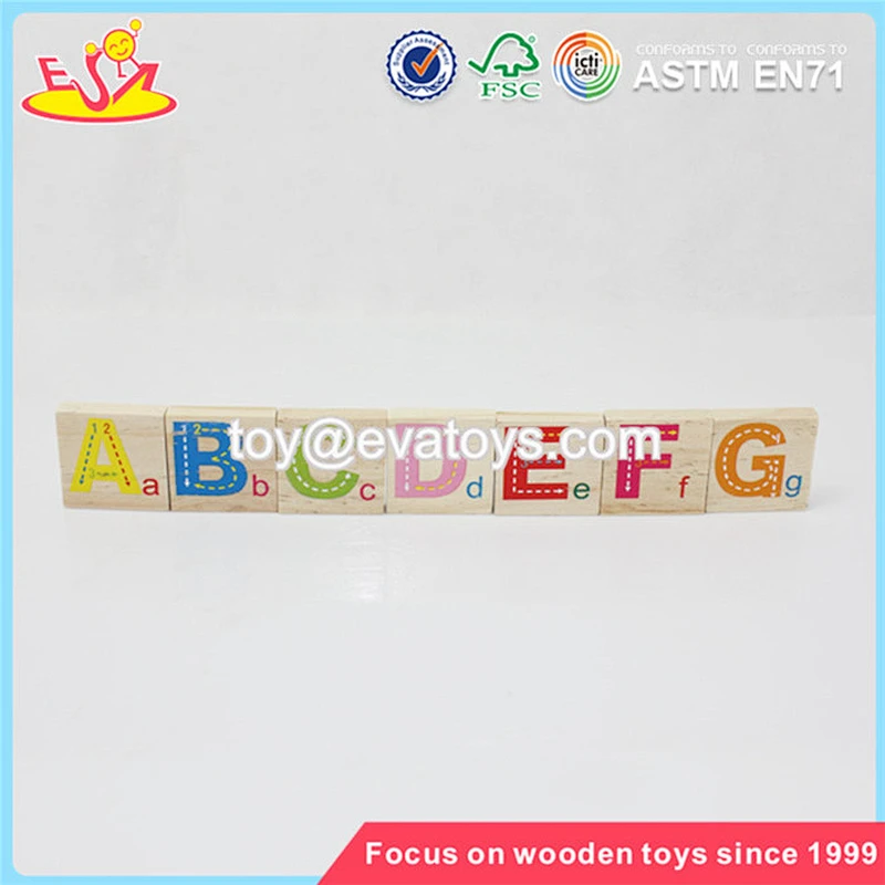 Wholesale educational kids wooden count toy baby preschool teaching aid wooden count toy W12E001
