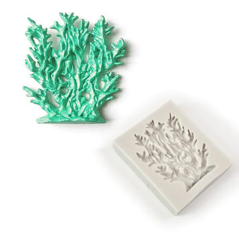 Tree Branch Sea coral for cake decorating tools silicone fondant mold chocolate Silicone mold