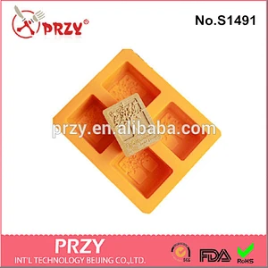 Handmade tree silicone soap tray