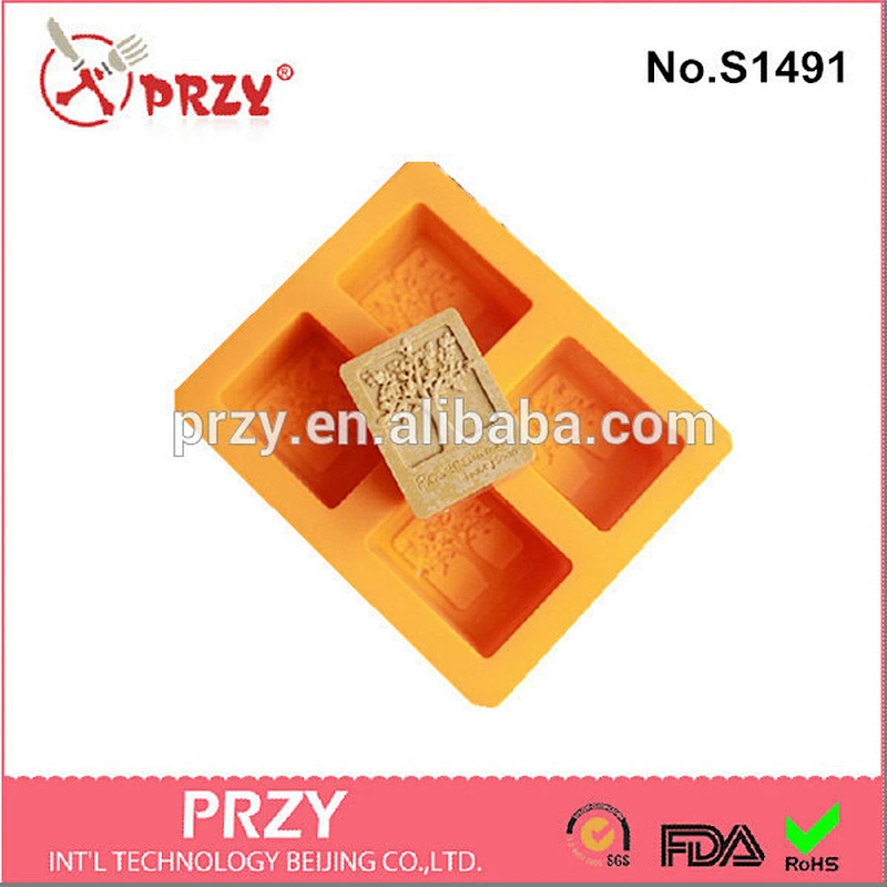 Handmade tree silicone soap tray