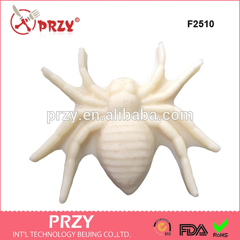 F2510 Spider shape fondant silicone mold spider shape silicone mould for cake decoration animal fondant mold