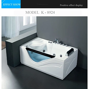 Foshan acrylic spa hot tub shower freestanding massage bathtub for sale
