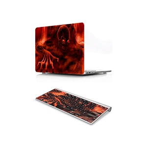 2 In 1 halloween ghost Laptop P C shell plastic for macbook air shell and Keyboard Skin for Macbook Air Pro Case 13