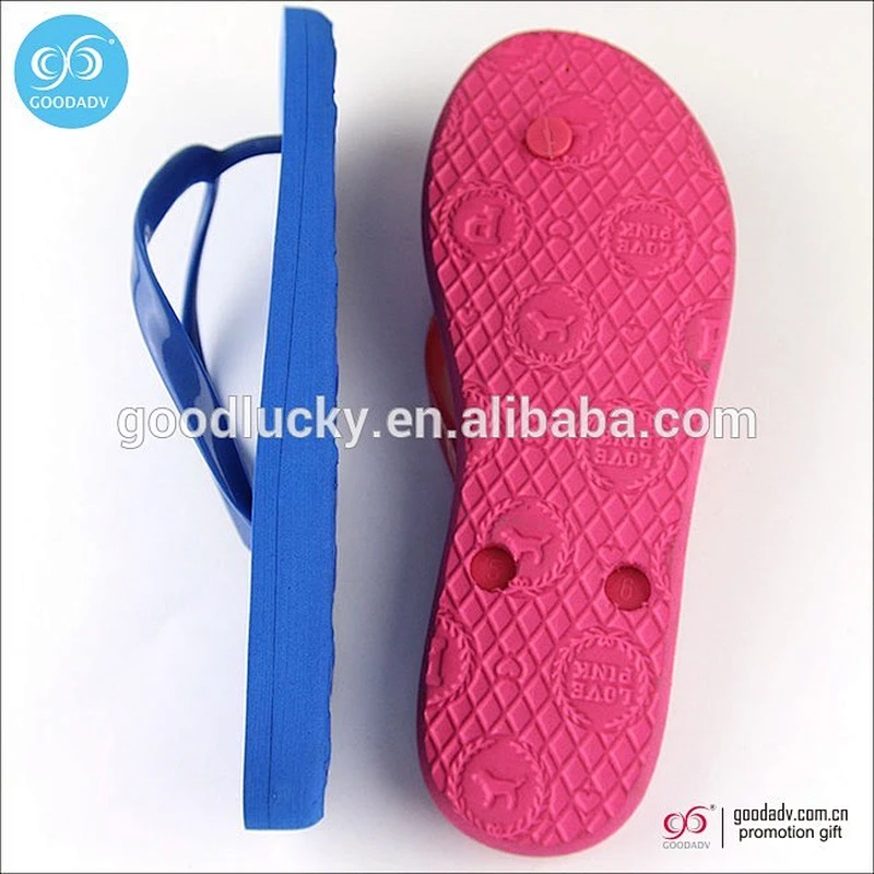 Promotional cheap summer beach slipper colorful flip flops