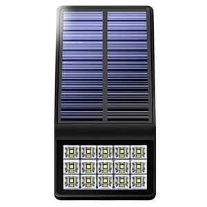 Outdoor Solar Power Panel 15 LED waterproof LED Wall Light for Garden