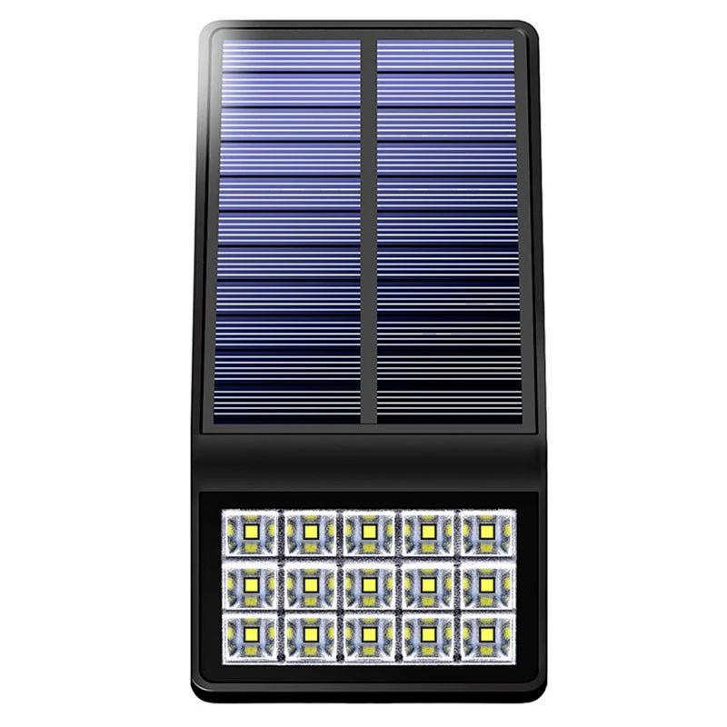 Outdoor Solar Power Panel 15 LED waterproof LED Wall Light for Garden