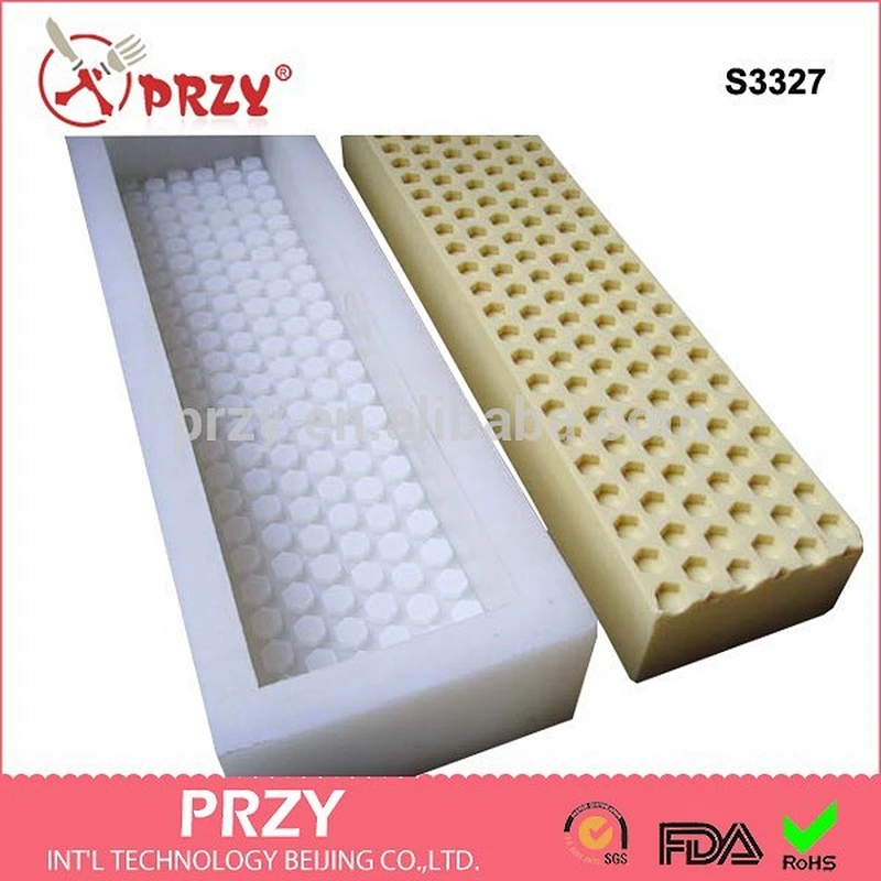 honeycomb soap loaf mold 3d rectangle honeycomb silicone molds