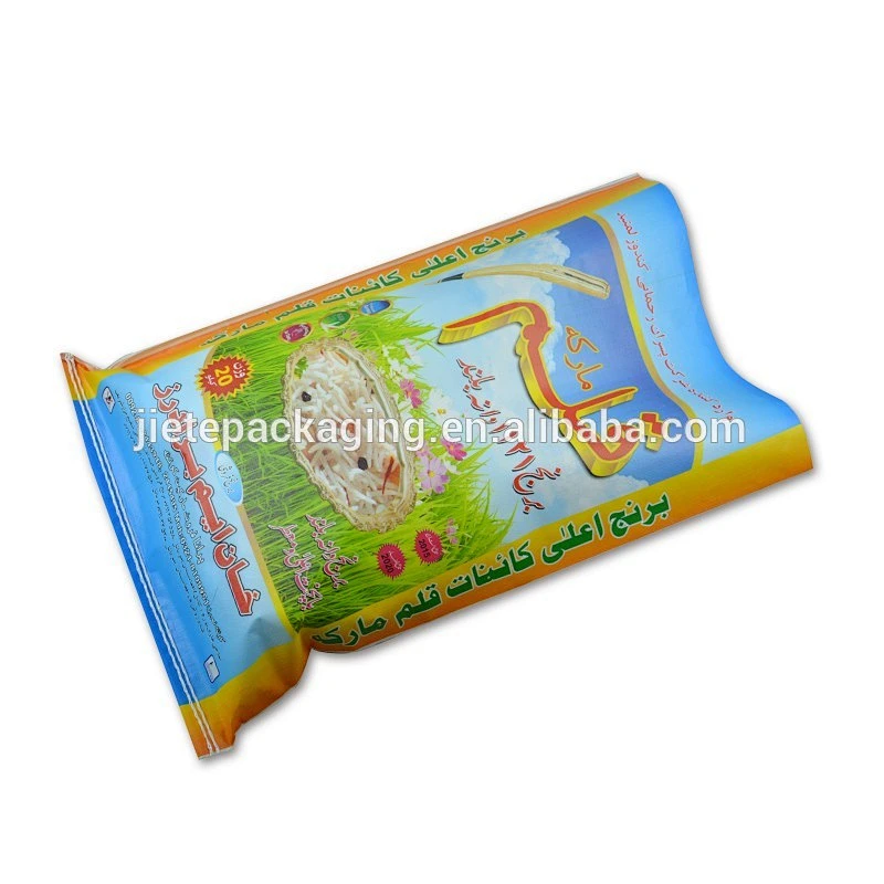 PP polypropylene woven rice packing bags 20kg 25kg with colorful printing