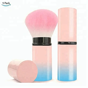 Retractable Makeup foundation Brush Kabuki Brushes Beauty Gift Powder Concealer with Soft Synthetic Bristles