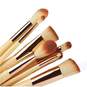 2018 Best Foundation Powder Blush Brush Bamboo Makeup Brushes